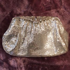 Whiting & Davis Vintage Silver Convertible Clutch